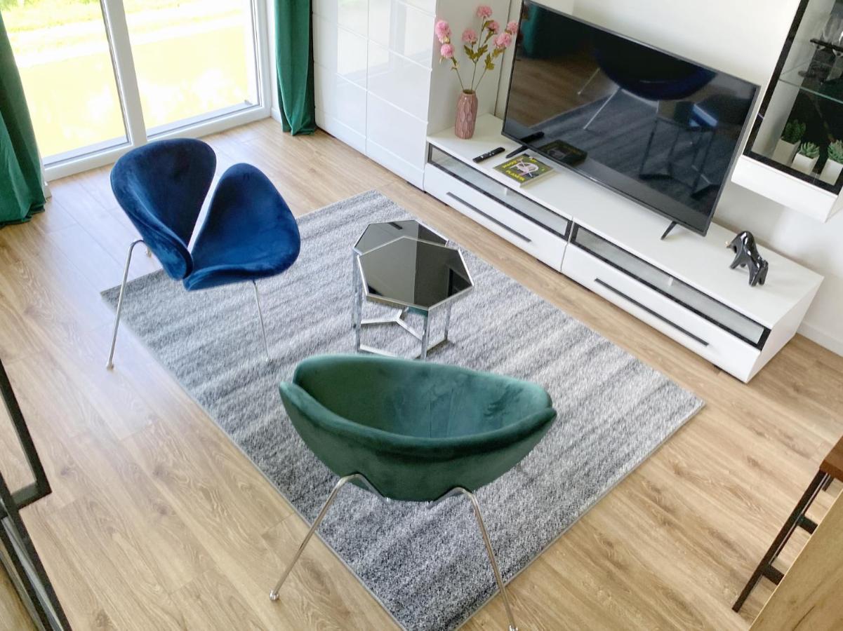 Capital Towers - Apartament Modern Z Widokiem Na Rzeke Rzeszow Dış mekan fotoğraf